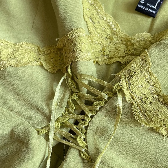 Green flowy tops y2k fairy vibes - Picture 4 of 7